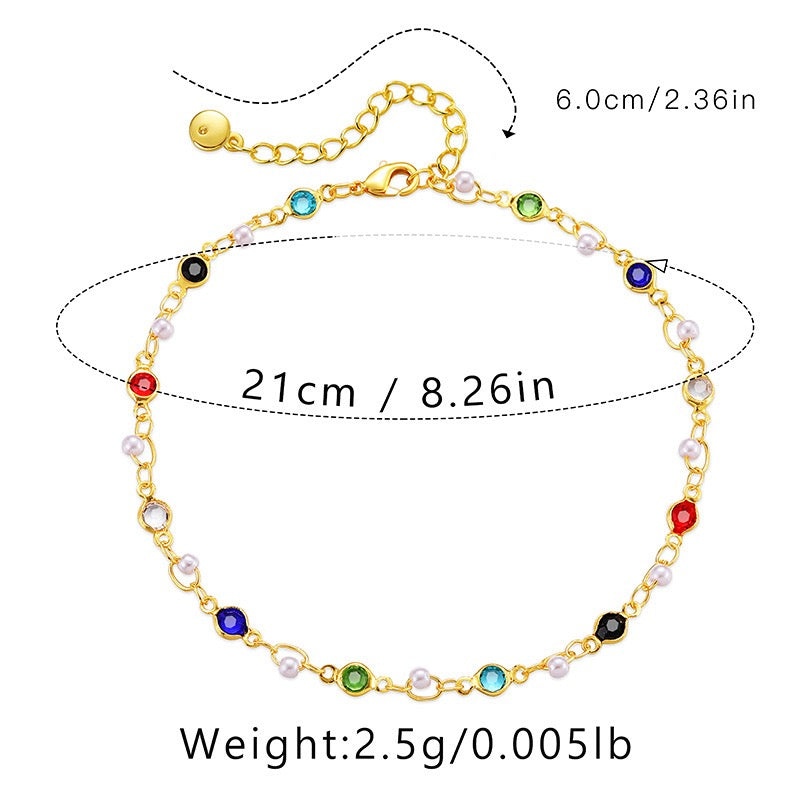 Bracelet de cheville AGN007