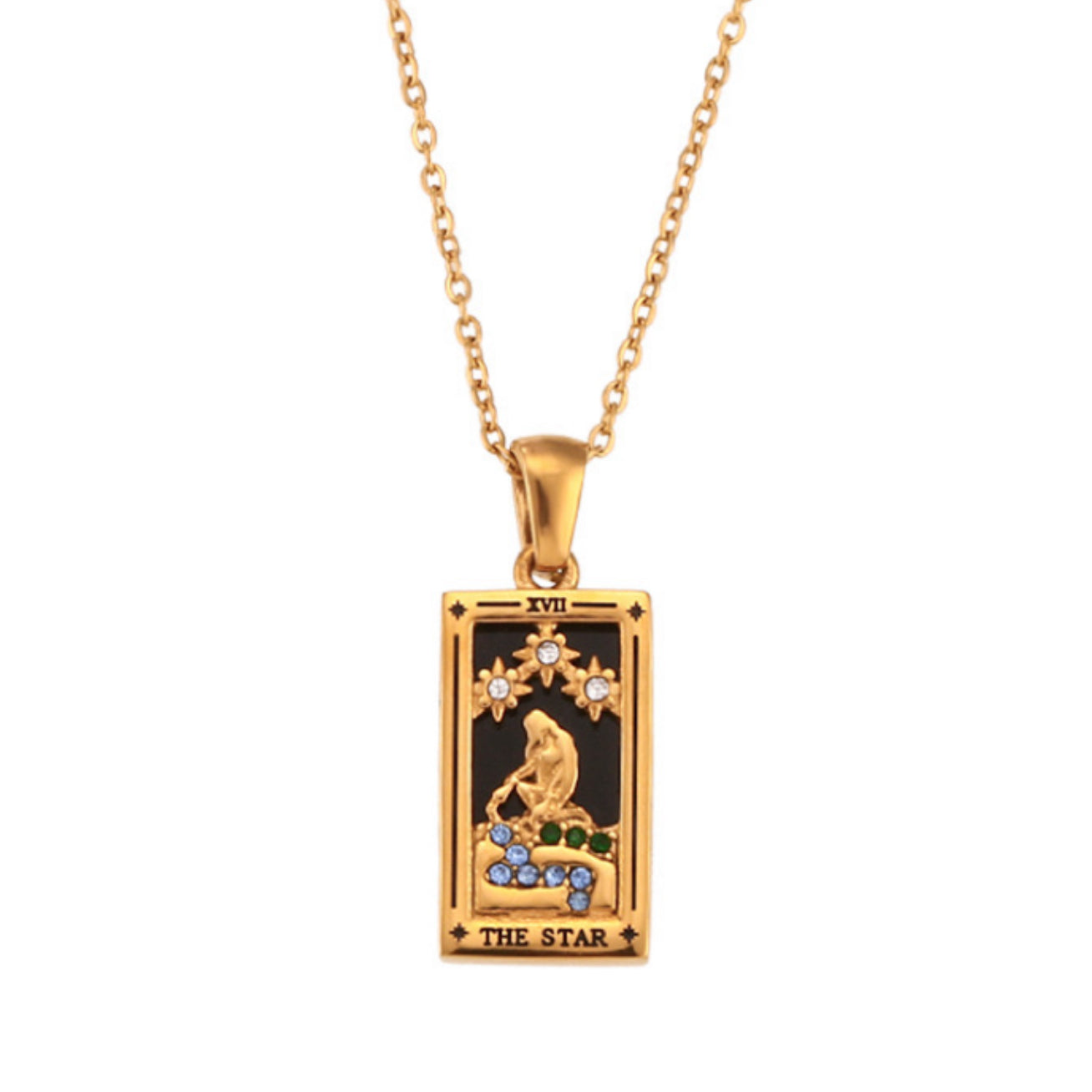 Collier Talisman Tarot THE STAR CGTC007