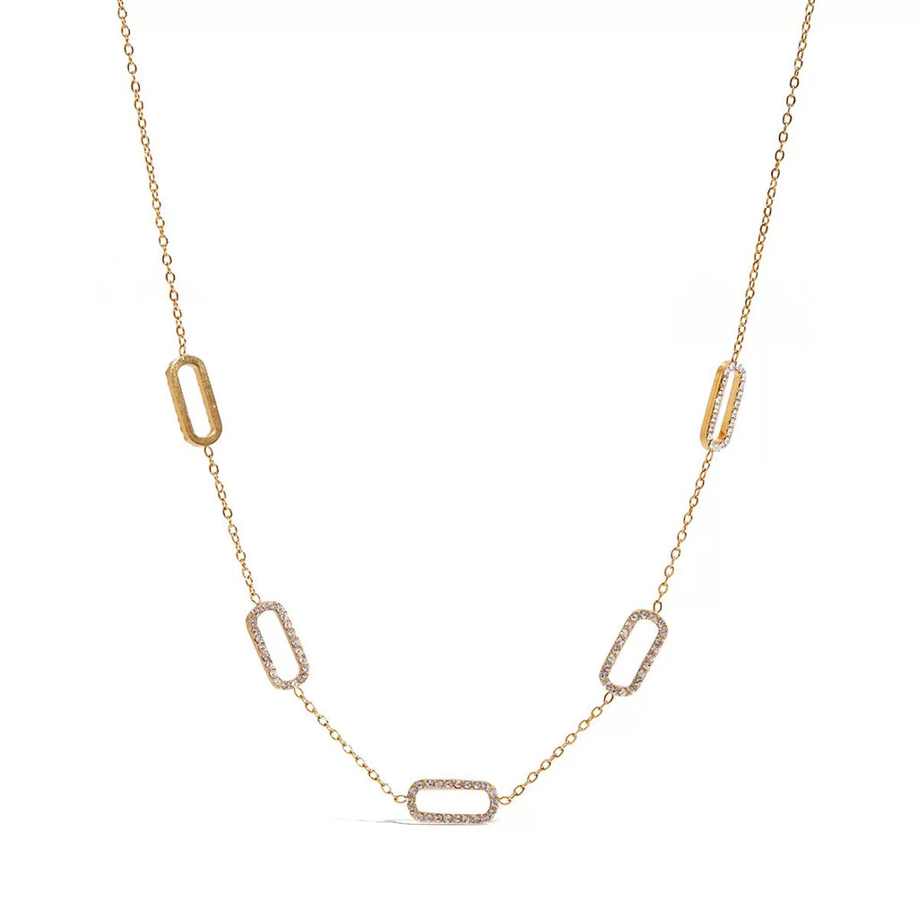 Collier de luxe plaqué or CGN151