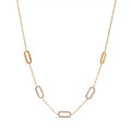 Collier de luxe plaqué or CGN151