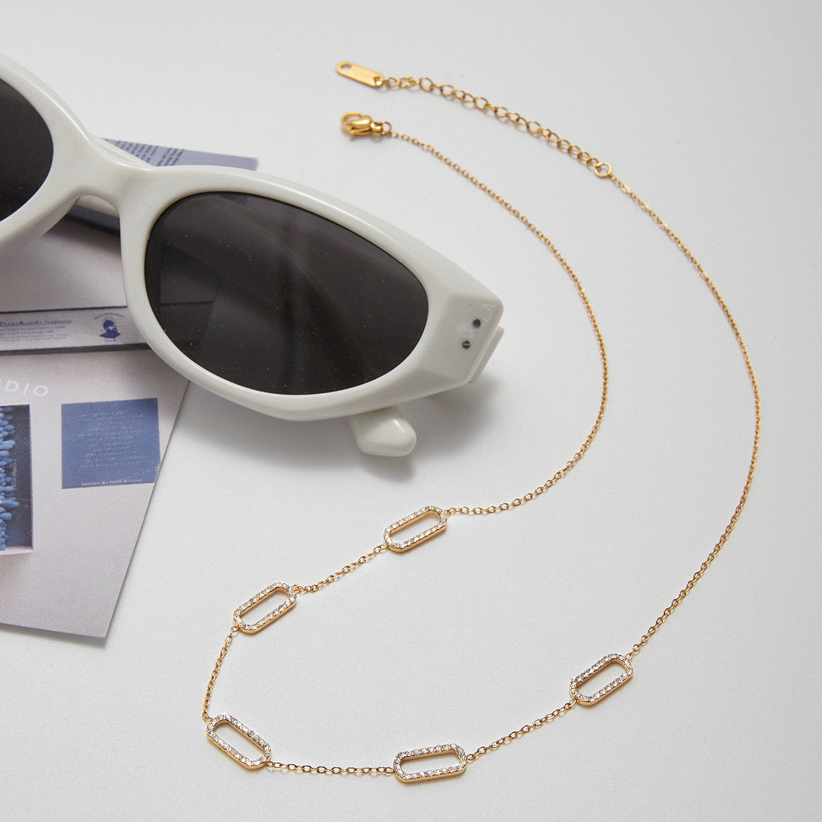 Collier de luxe plaqué or CGN151