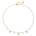 Collier de luxe plaqué or CGN152