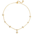 Collier de luxe plaqué or CGN153