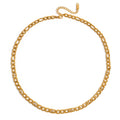 Collier de luxe plaqué or CGN154