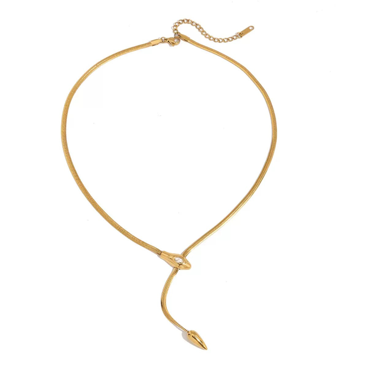 Collier de luxe plaqué or CGN155