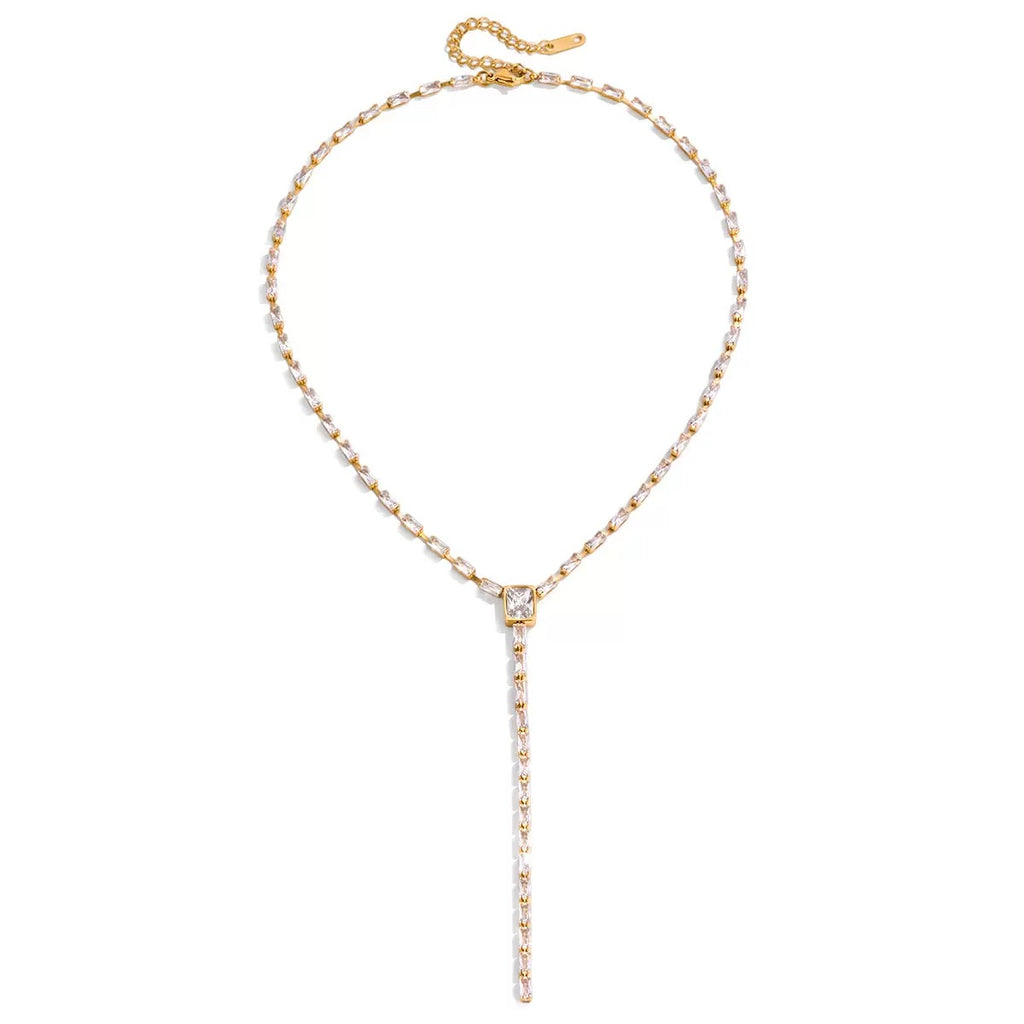 Collier de luxe plaqué or CGN156