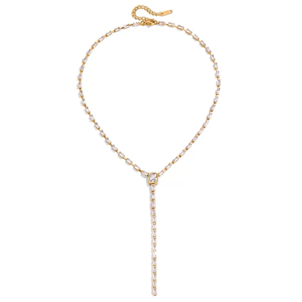 Collier de luxe plaqué or CGN156