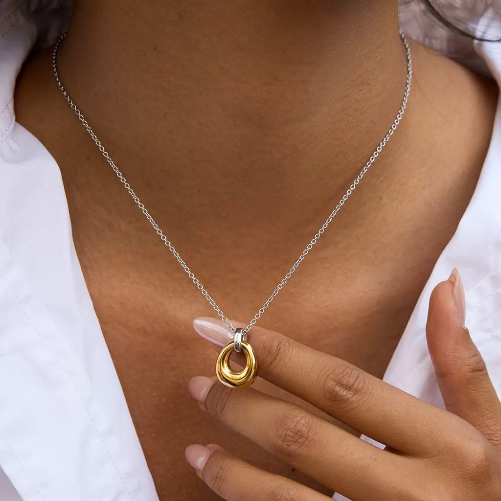 Collier de luxe plaqué or CGN159