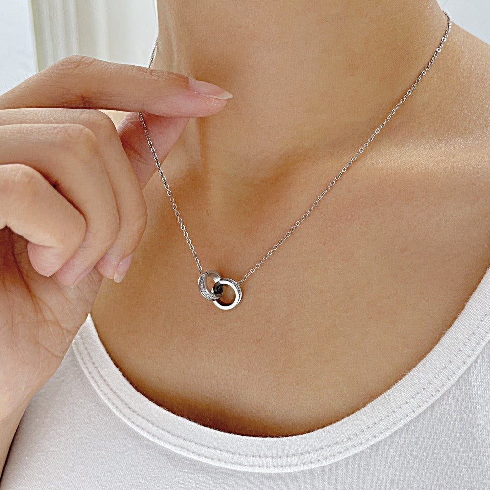 Collier de luxe plaqué or CGN160-2