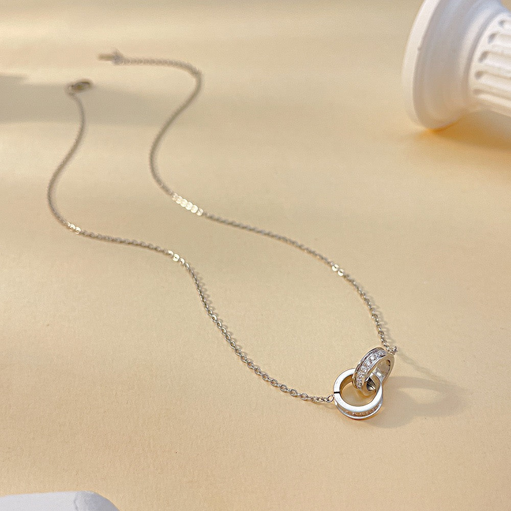Collier de luxe plaqué or CGN160-2