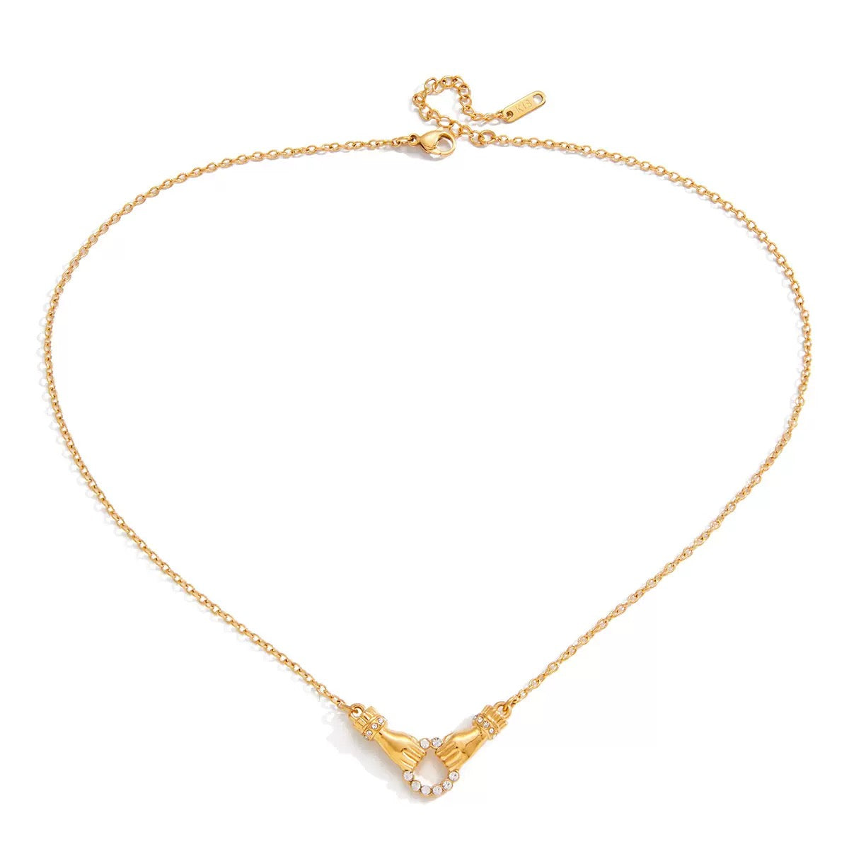 Collier de luxe plaqué or CGN162