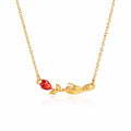 Collier de luxe plaqué or CGN163