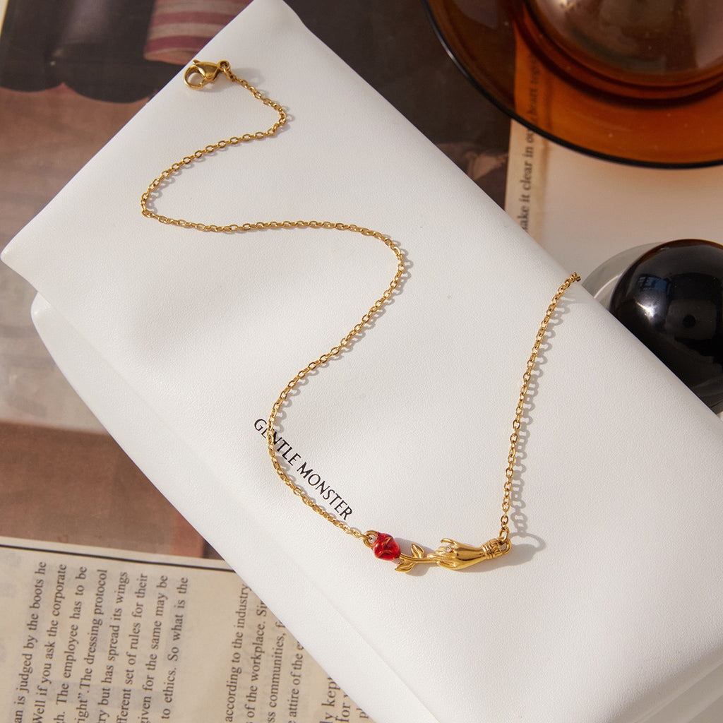 Collier de luxe plaqué or CGN163