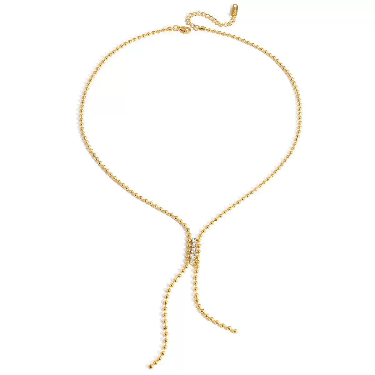 Collier de luxe plaqué or CGN165