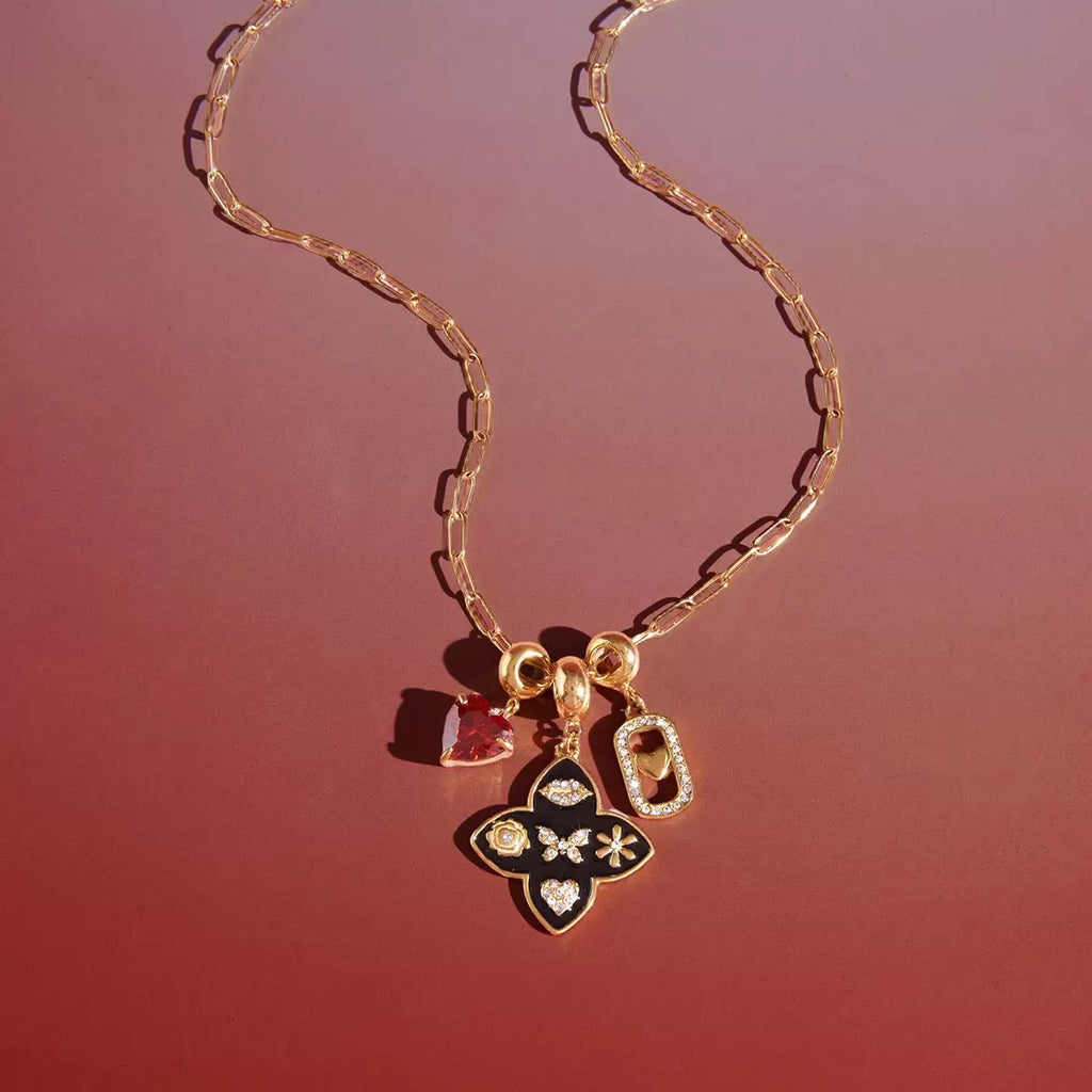Collier de luxe plaqué or CGN167