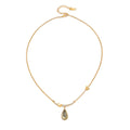 Collier de luxe plaqué or CGN168