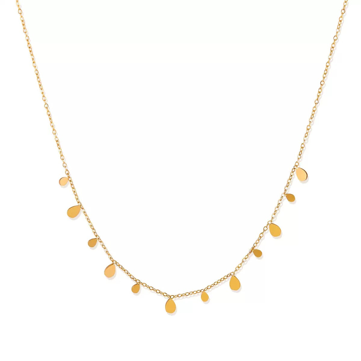 Collier de luxe plaqué or CGN169