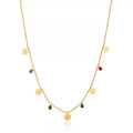 Collier de luxe plaqué or CGN170