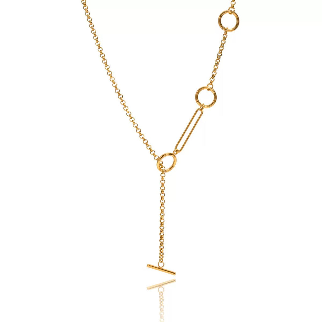 Collier de luxe plaqué or CGN171