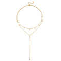 Collier de luxe plaqué or CGN173