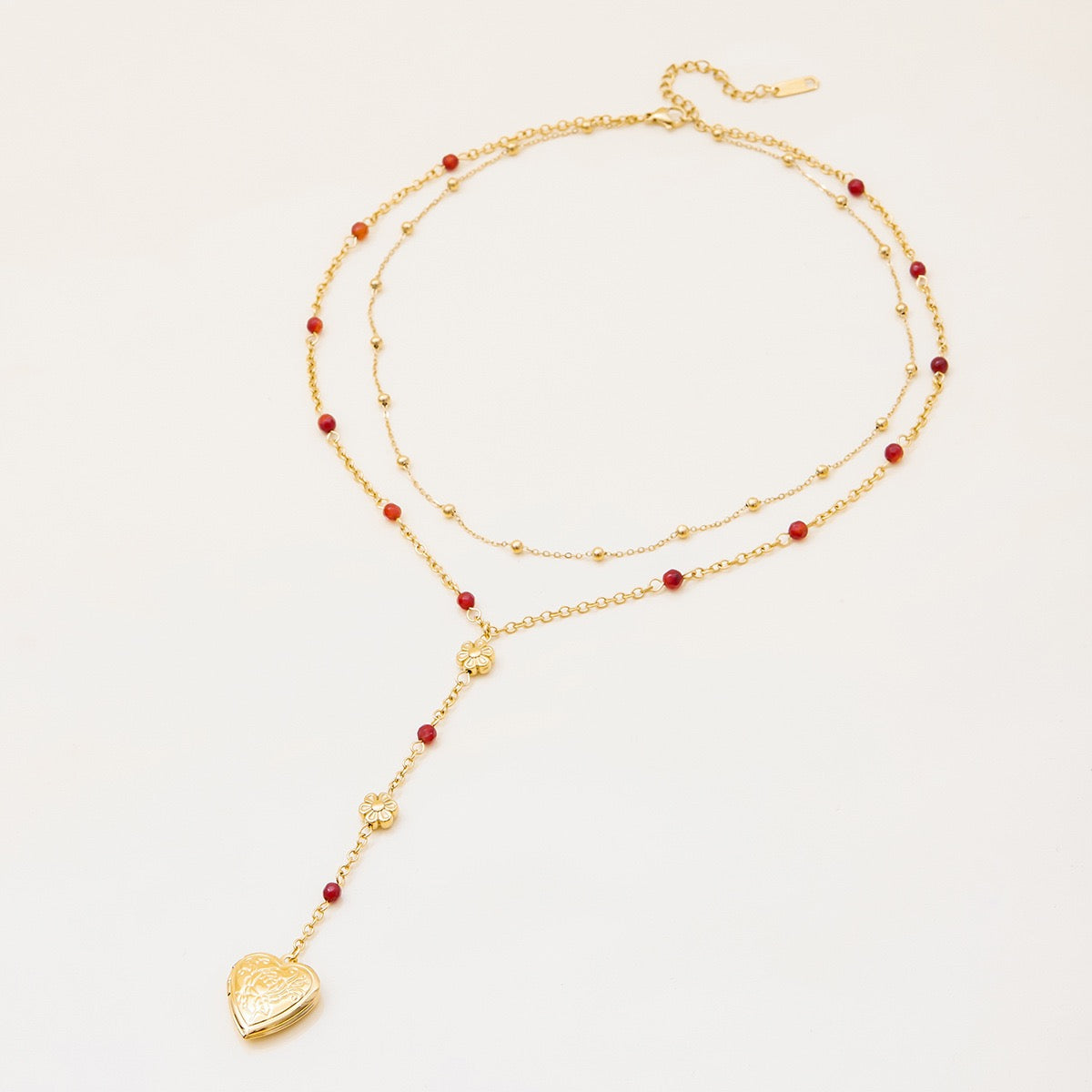 Collier de luxe plaqué or CGN174