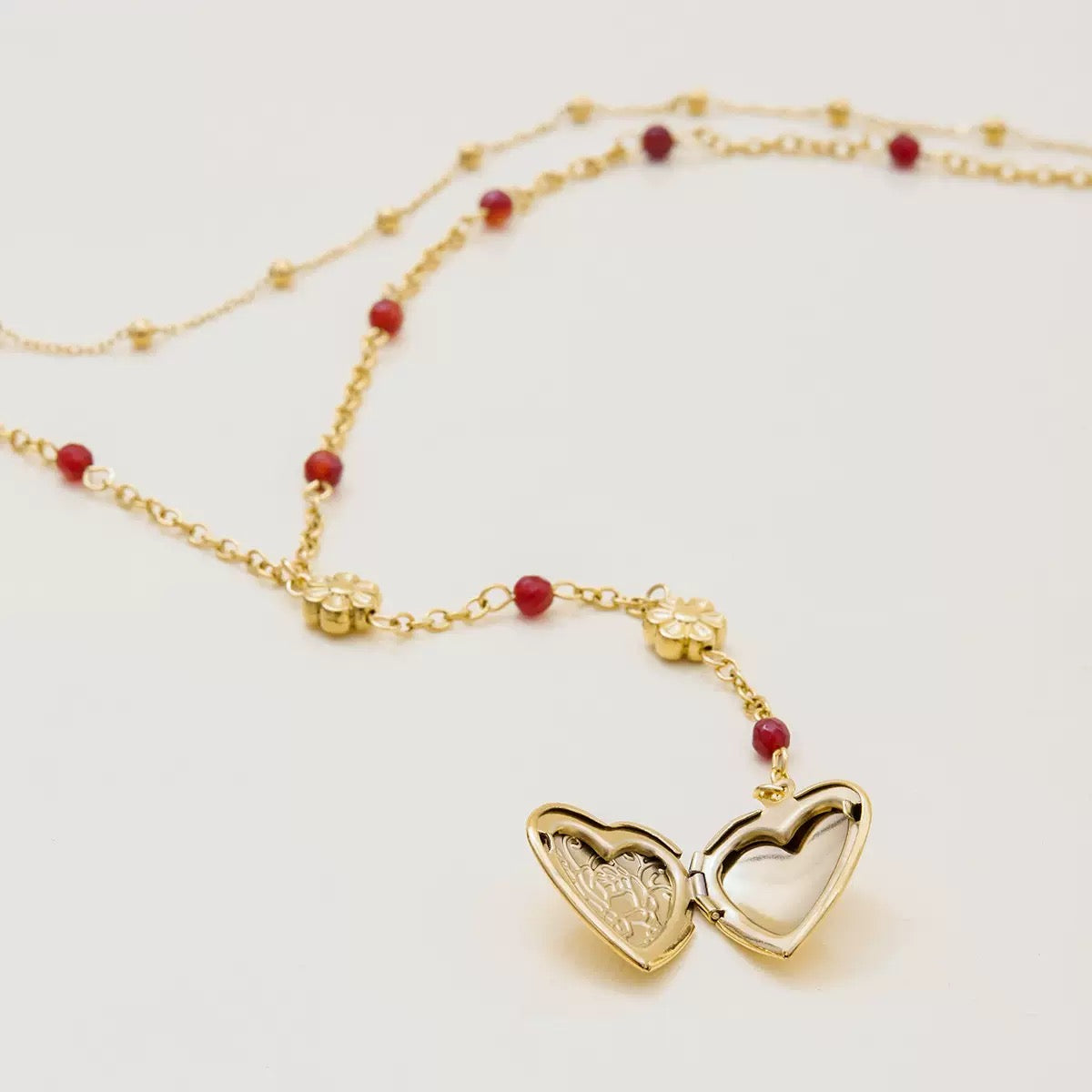 Collier de luxe plaqué or CGN174