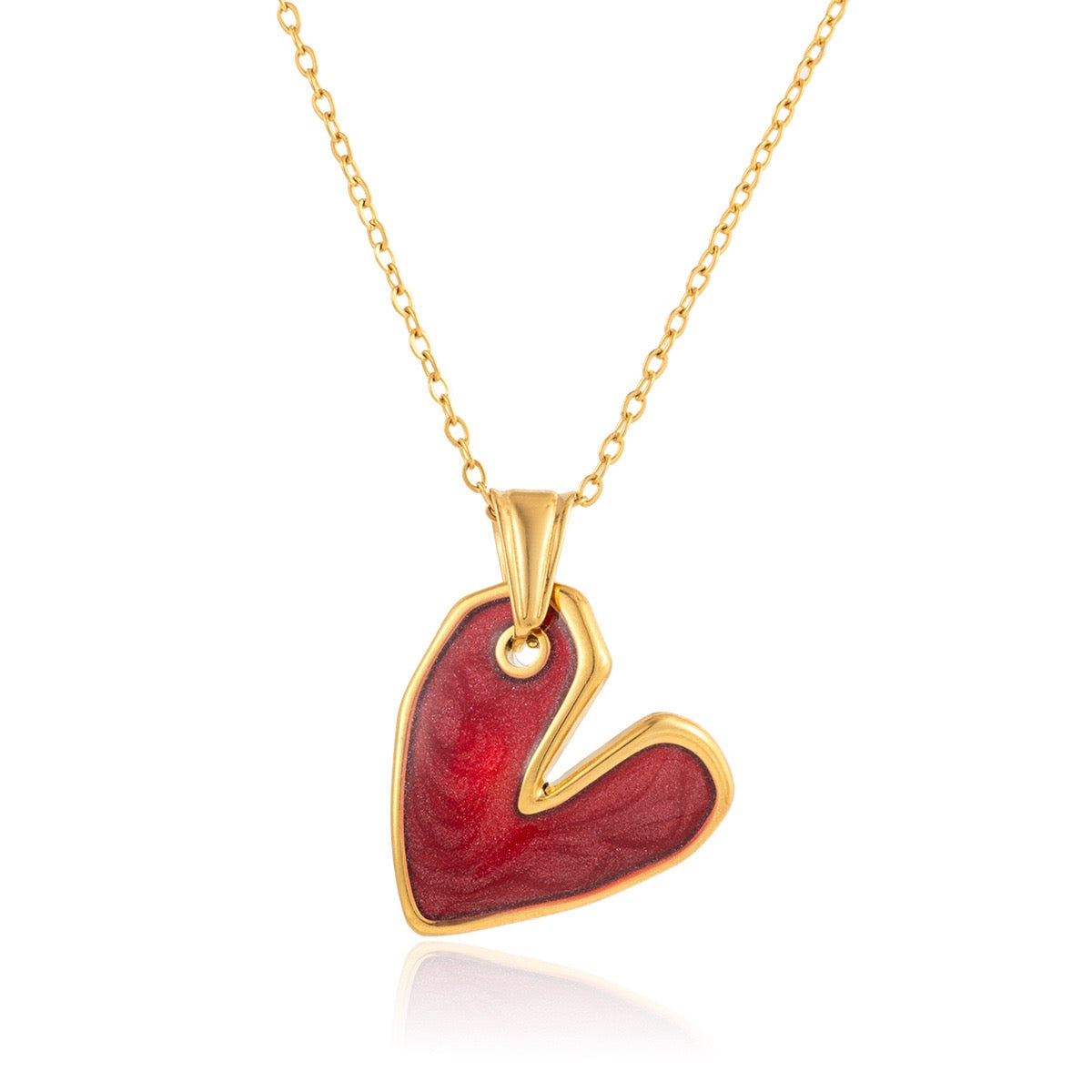 Collier de luxe plaqué or CGN179