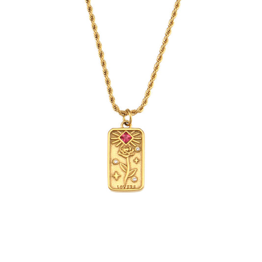 Collier talisman tarot LOVES CGTG001