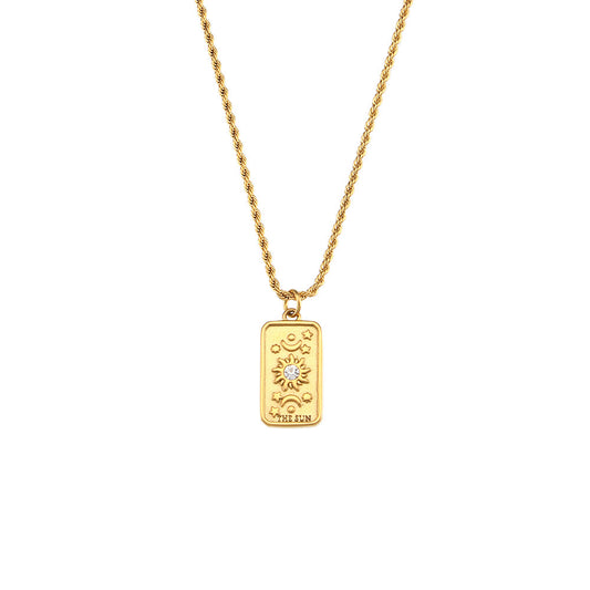 Collier talisman tarot THE SUN CGTG002