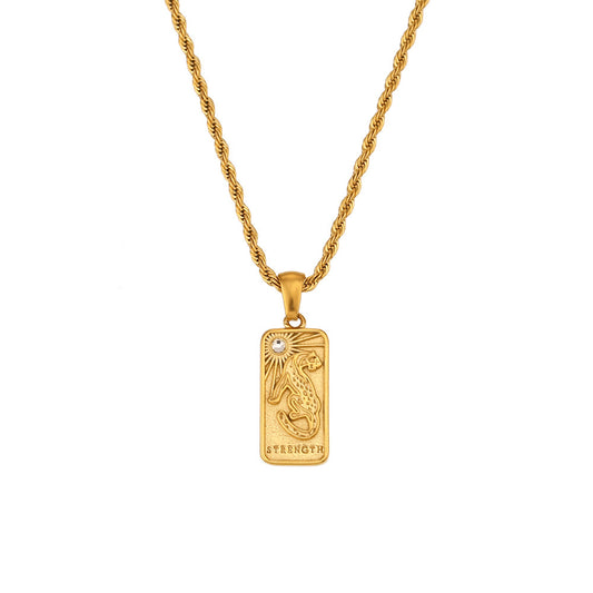 Collier talisman tarot STRENGTH CGTG005
