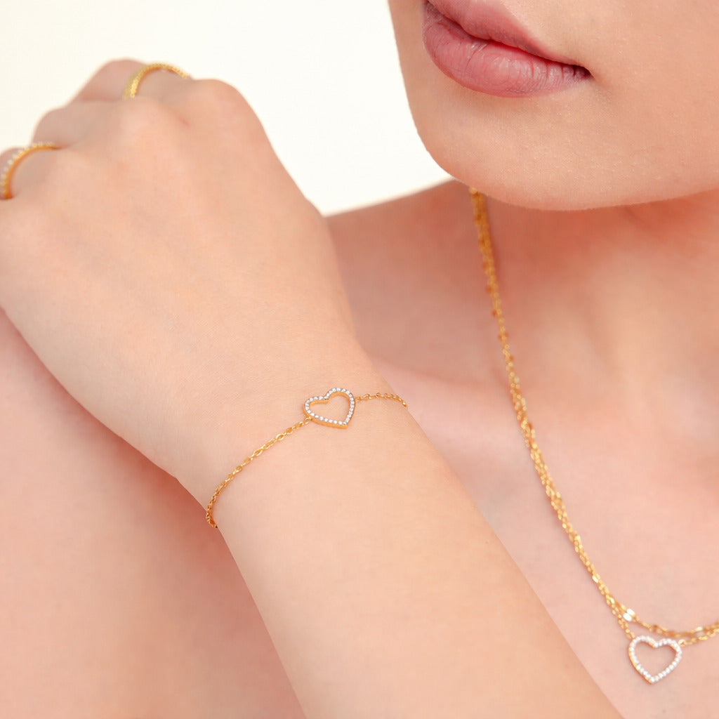 Ensemble de bijoux de luxe plaqué or Idée cadeau EGO046