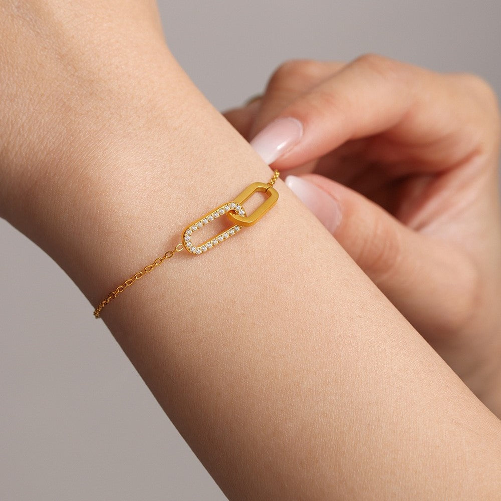 Ensemble de bijoux de luxe plaqué or Idée cadeau EGO047