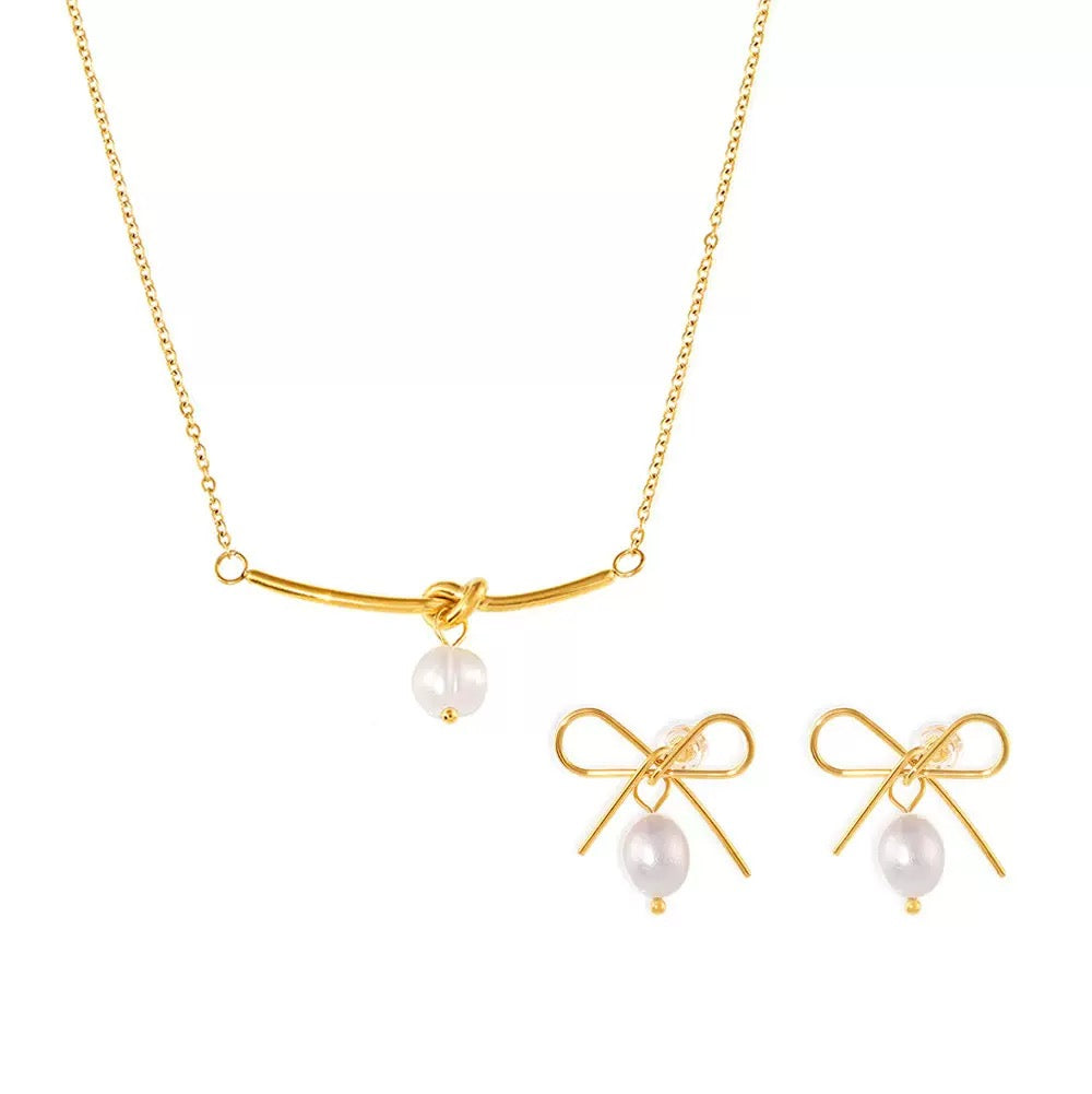 Ensemble de bijoux de luxe plaqué or Idée cadeau EGO049