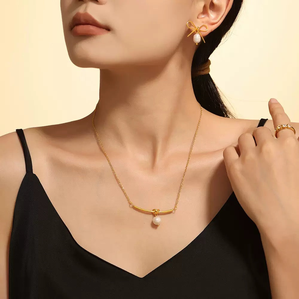 Ensemble de bijoux de luxe plaqué or Idée cadeau EGO049