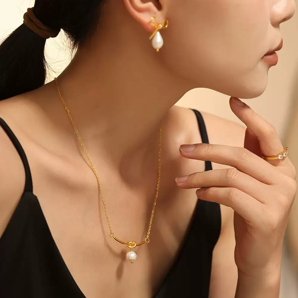 Ensemble de bijoux de luxe plaqué or Idée cadeau EGO049