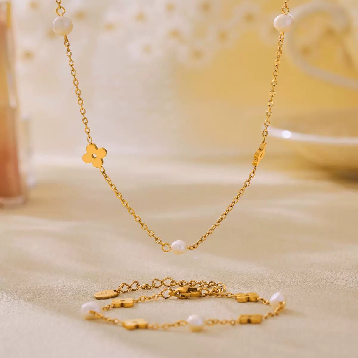 Ensemble de bijoux de luxe plaqué or Idée cadeau EGO051
