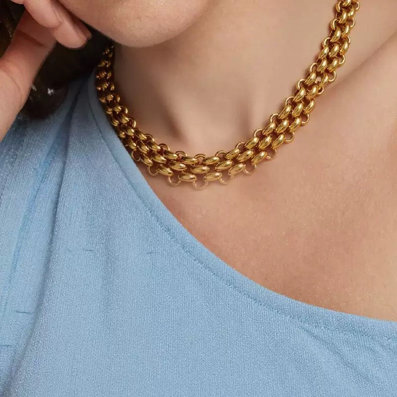 Ensemble de bijoux de luxe plaqué or Idée cadeau EGO052