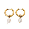 Boucles d'Oreilles de luxe plaqué or OGN090