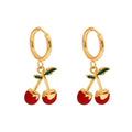 Boucles d'Oreilles de luxe plaqué or OGN091