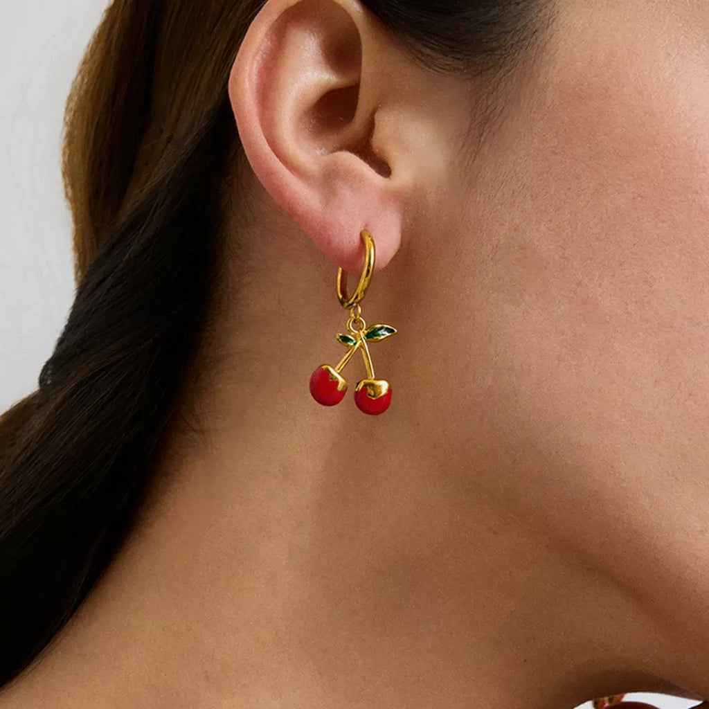Boucles d'Oreilles de luxe plaqué or OGN091