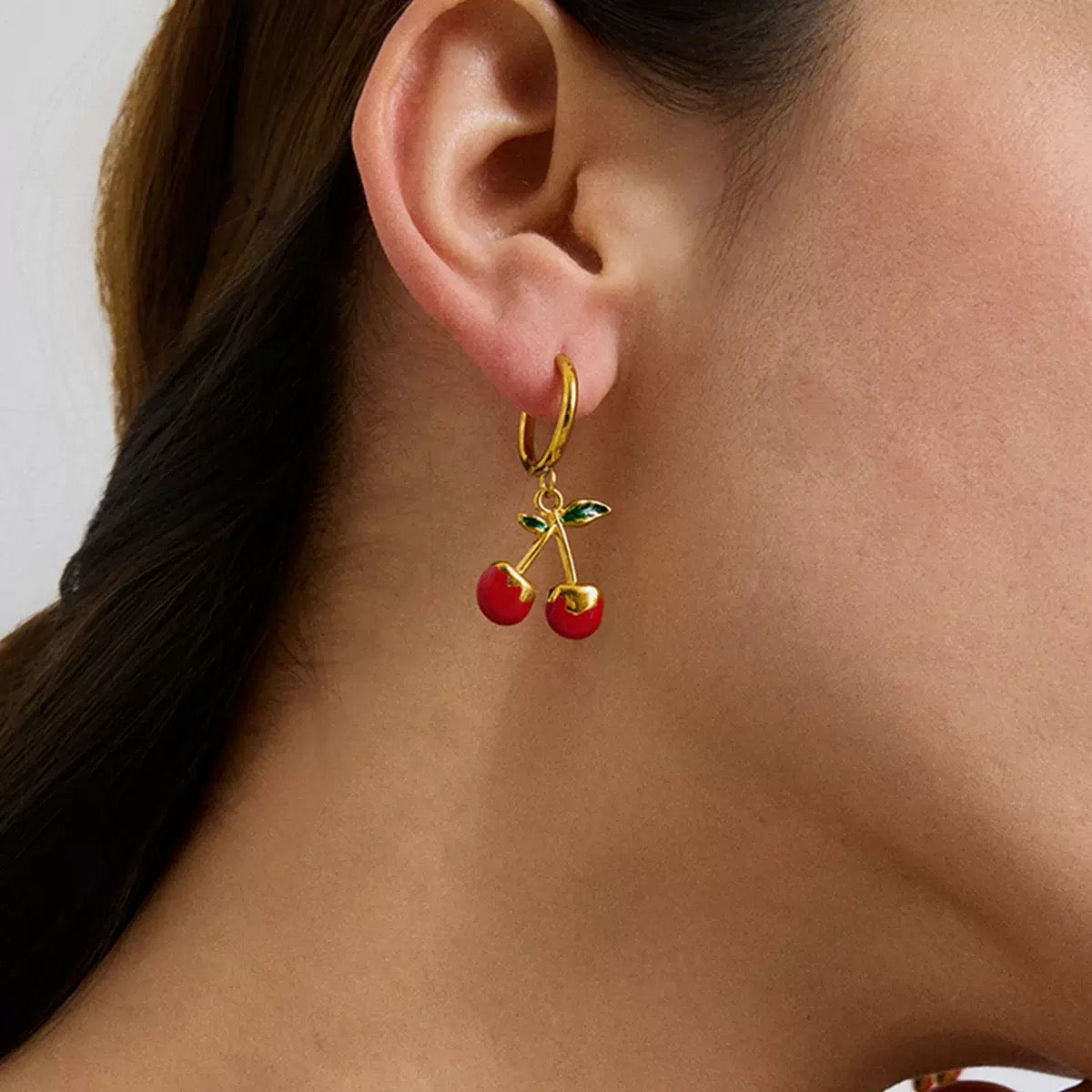Boucles d'Oreilles de luxe plaqué or OGN091