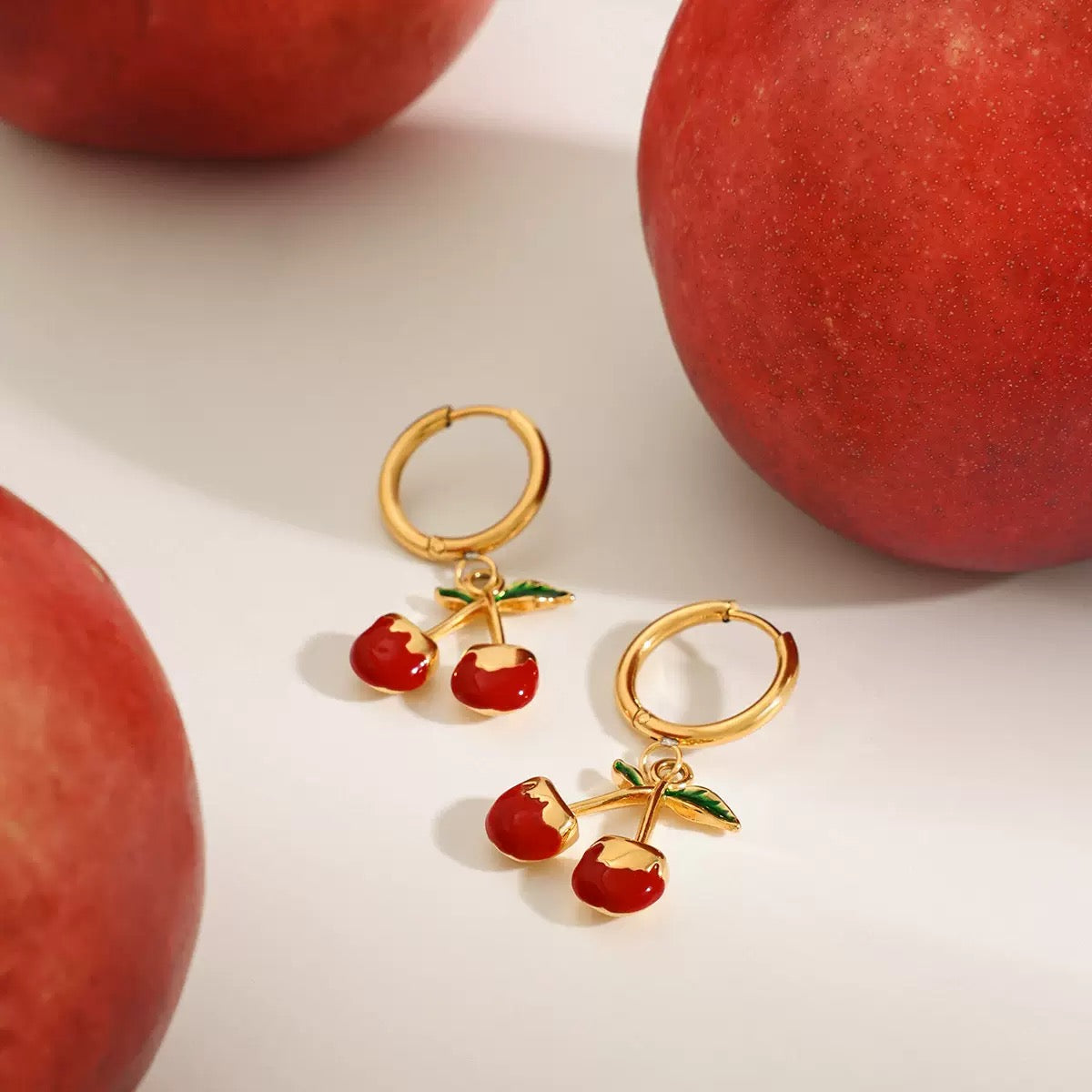 Boucles d'Oreilles de luxe plaqué or OGN091