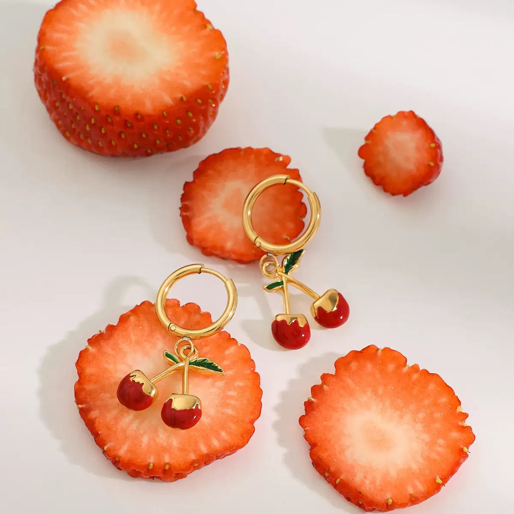 Boucles d'Oreilles de luxe plaqué or OGN091