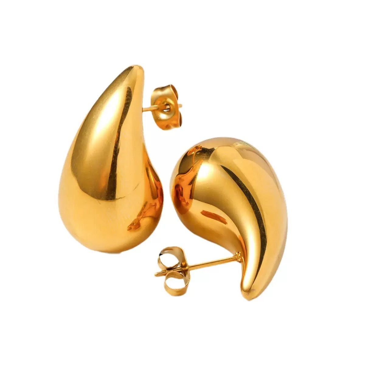 Boucles d'Oreilles de luxe plaqué or OGN096-1