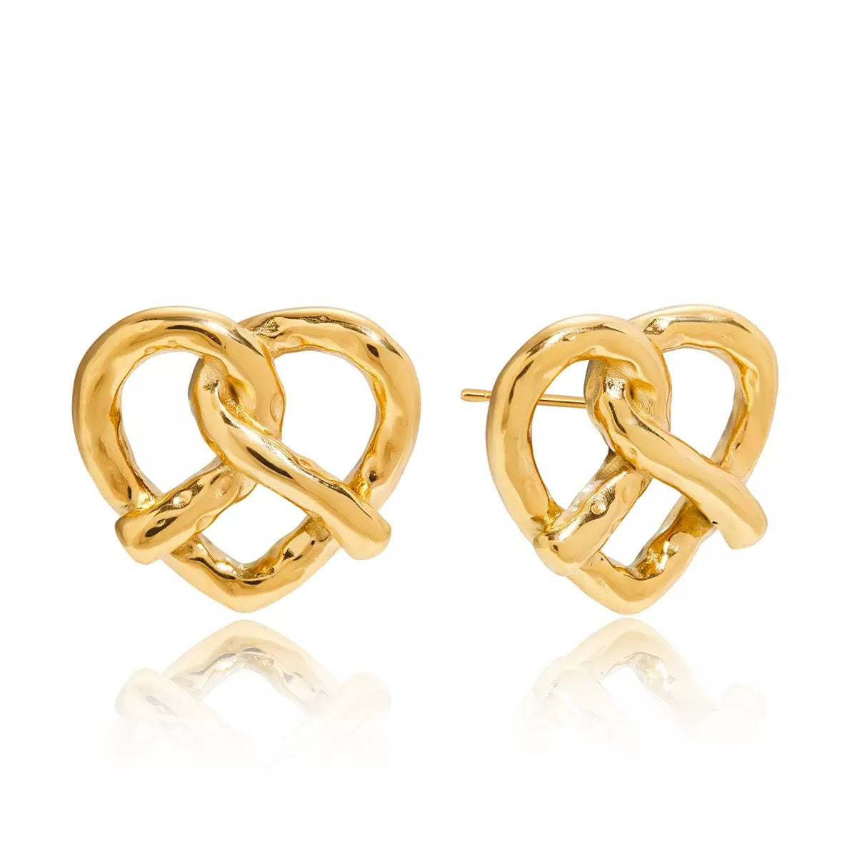 Boucles d'Oreilles de luxe plaqué or OGN097