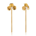 Boucles d'Oreilles de luxe plaqué or OGN102