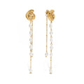 Boucles d'Oreilles de luxe plaqué or OGN103