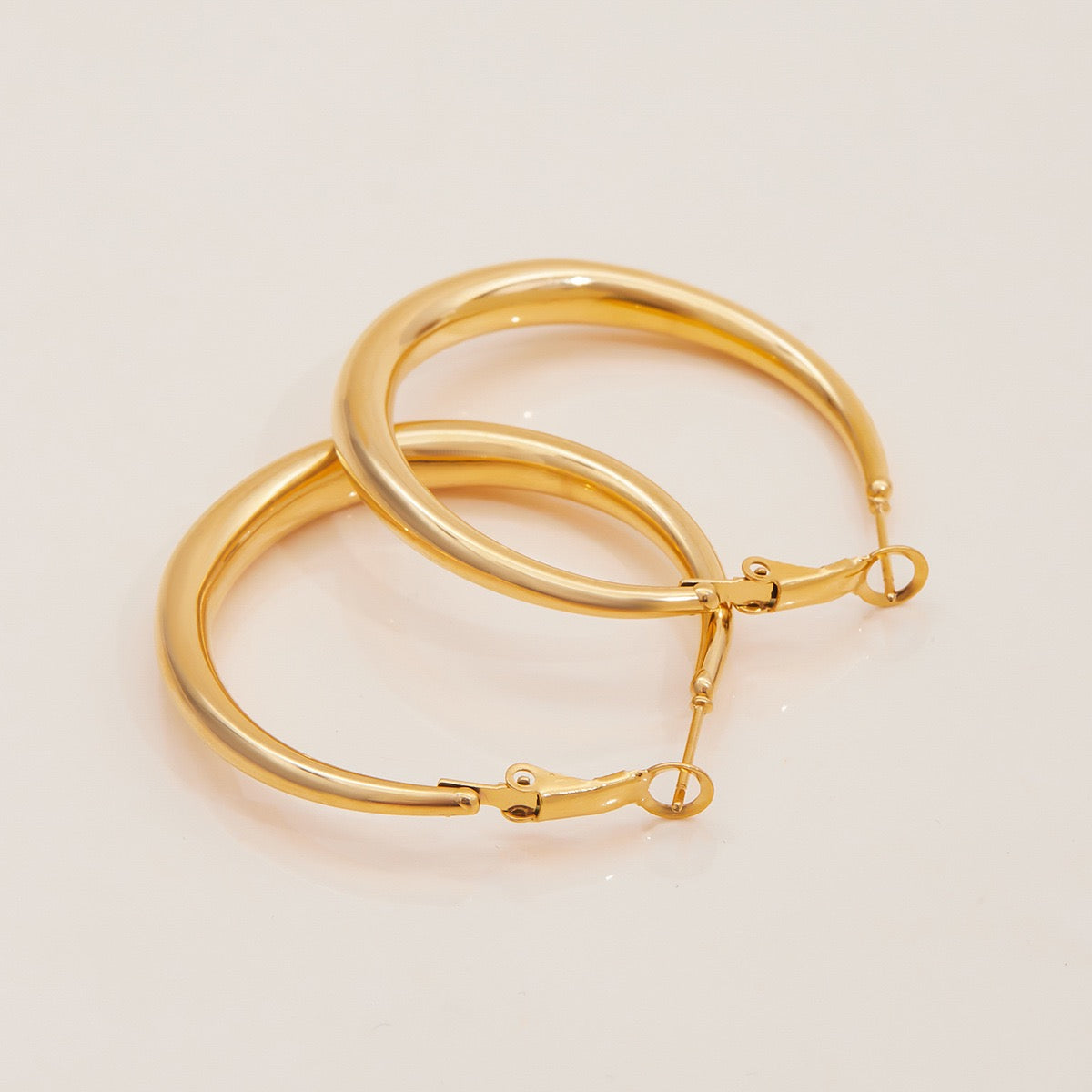 Boucles d'Oreilles de luxe plaqué or OGN105-1
