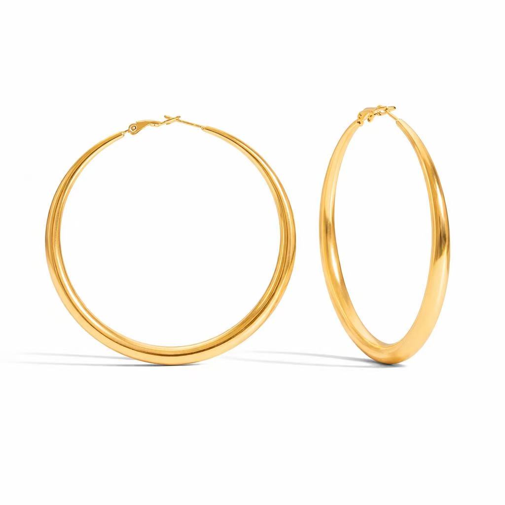 Boucles d'Oreilles de luxe plaqué or OGN105-2