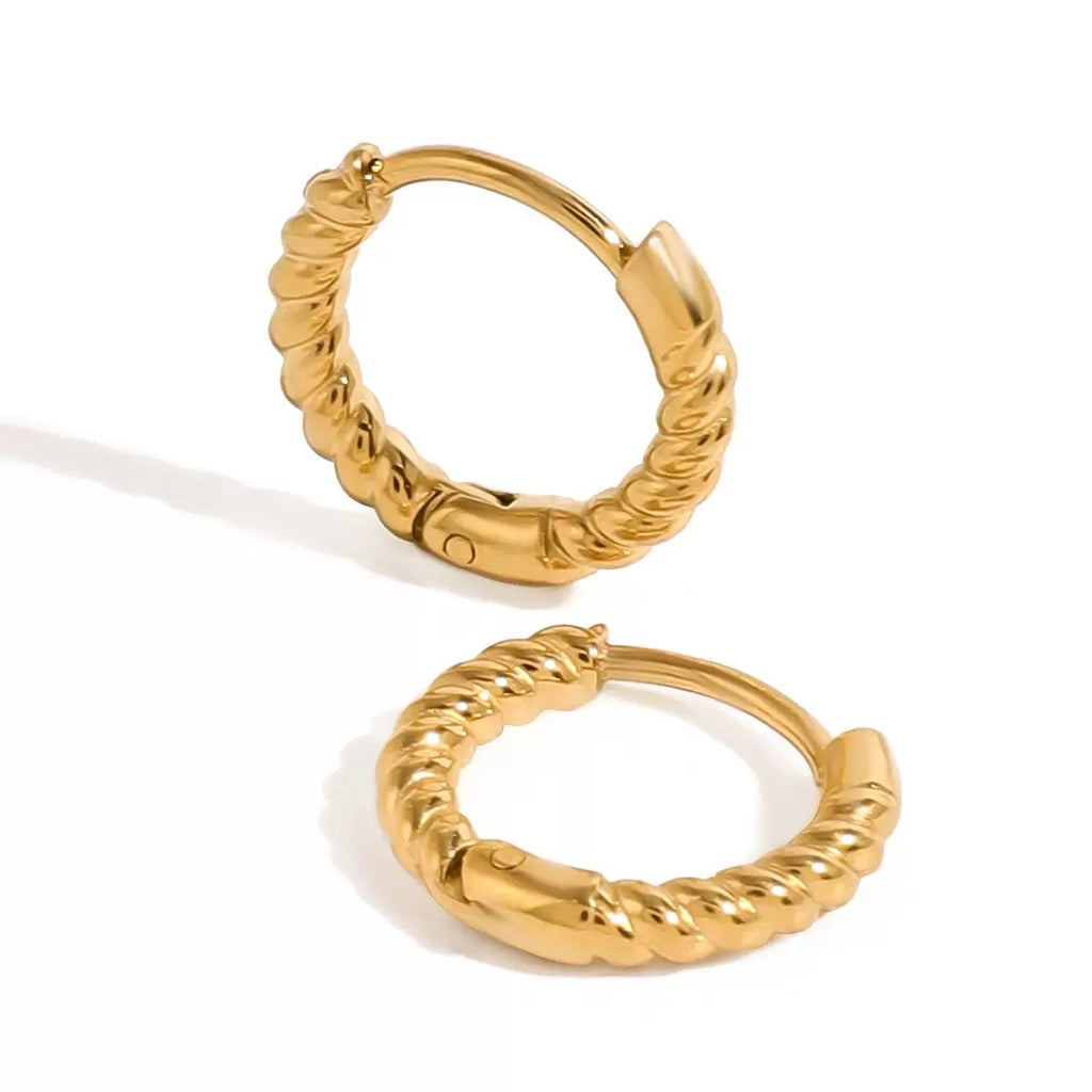 Boucles d'Oreilles de luxe plaqué or OGN106